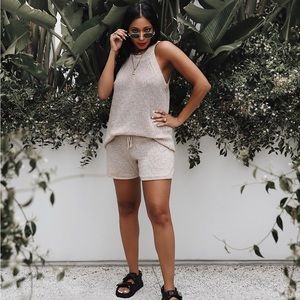 Light Weight Knitted Two Piece Set